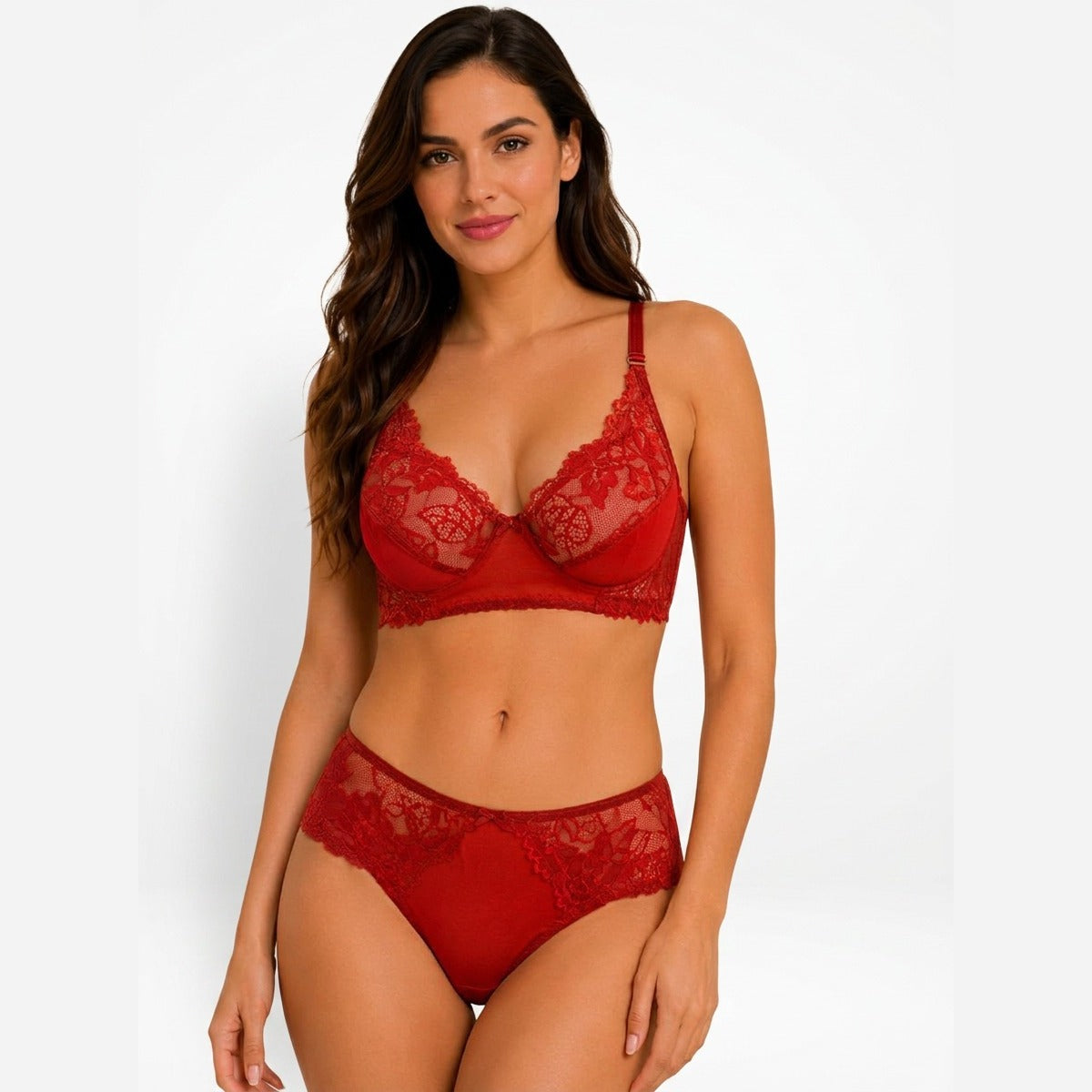 EL-VYN Secret Elegant Lace Comfort Bra & Panty Set