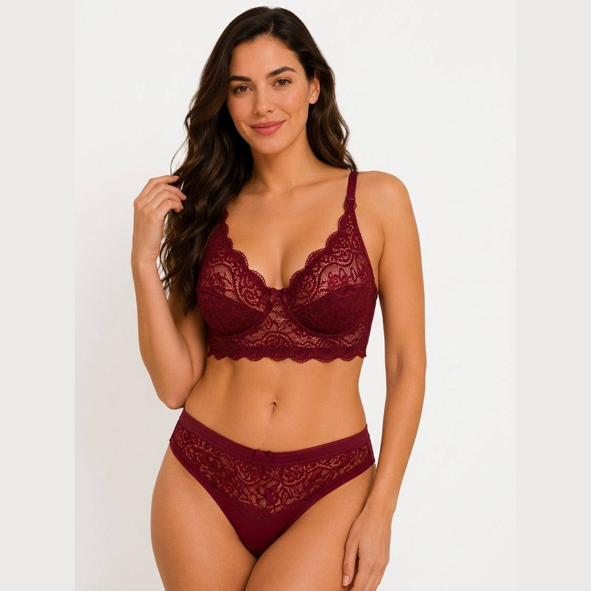 EL-VYN Secret Elegant Lace Comfort Bra & Panty Set