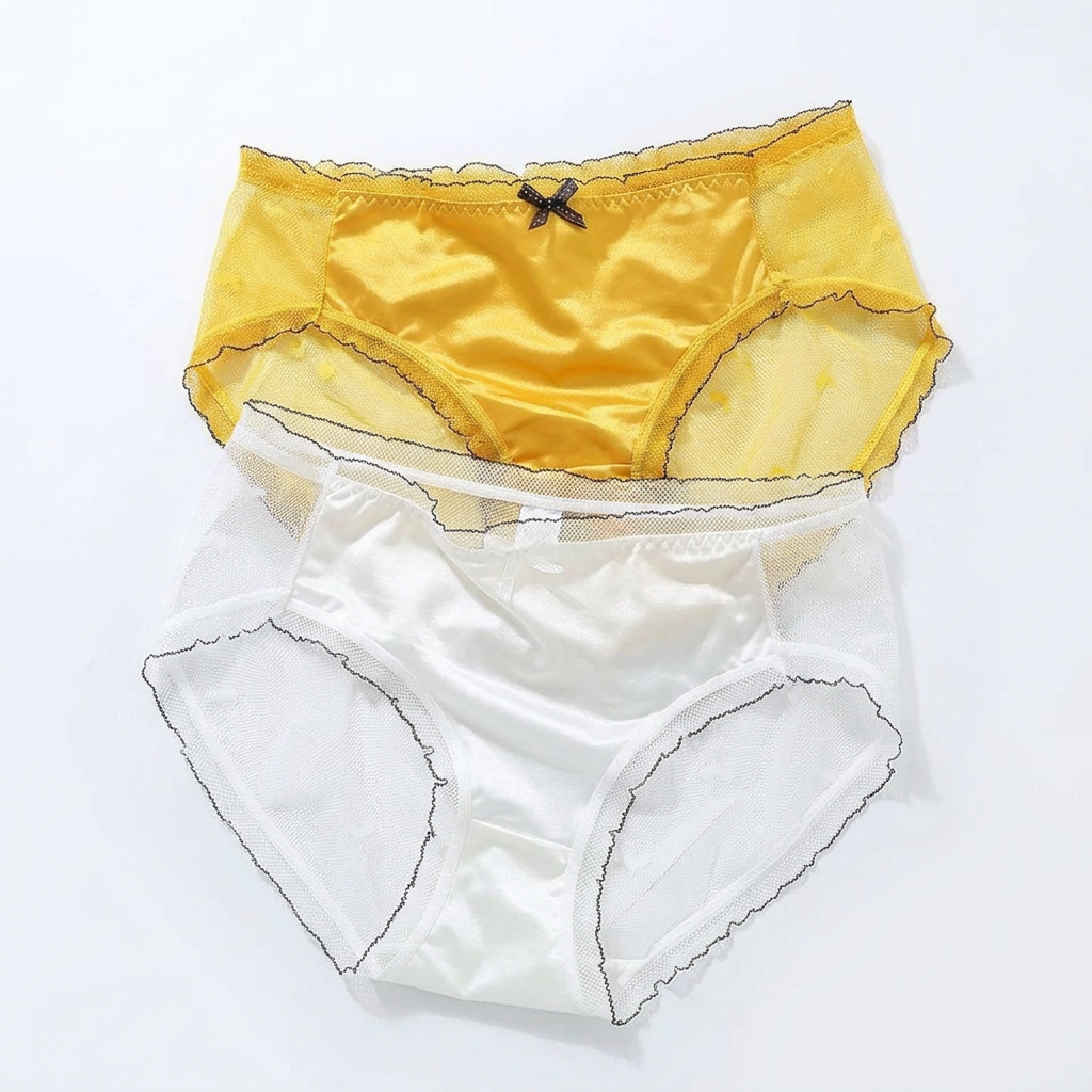 EL-VYN SECRET Korean-Style Bow Detail Cotton Panties