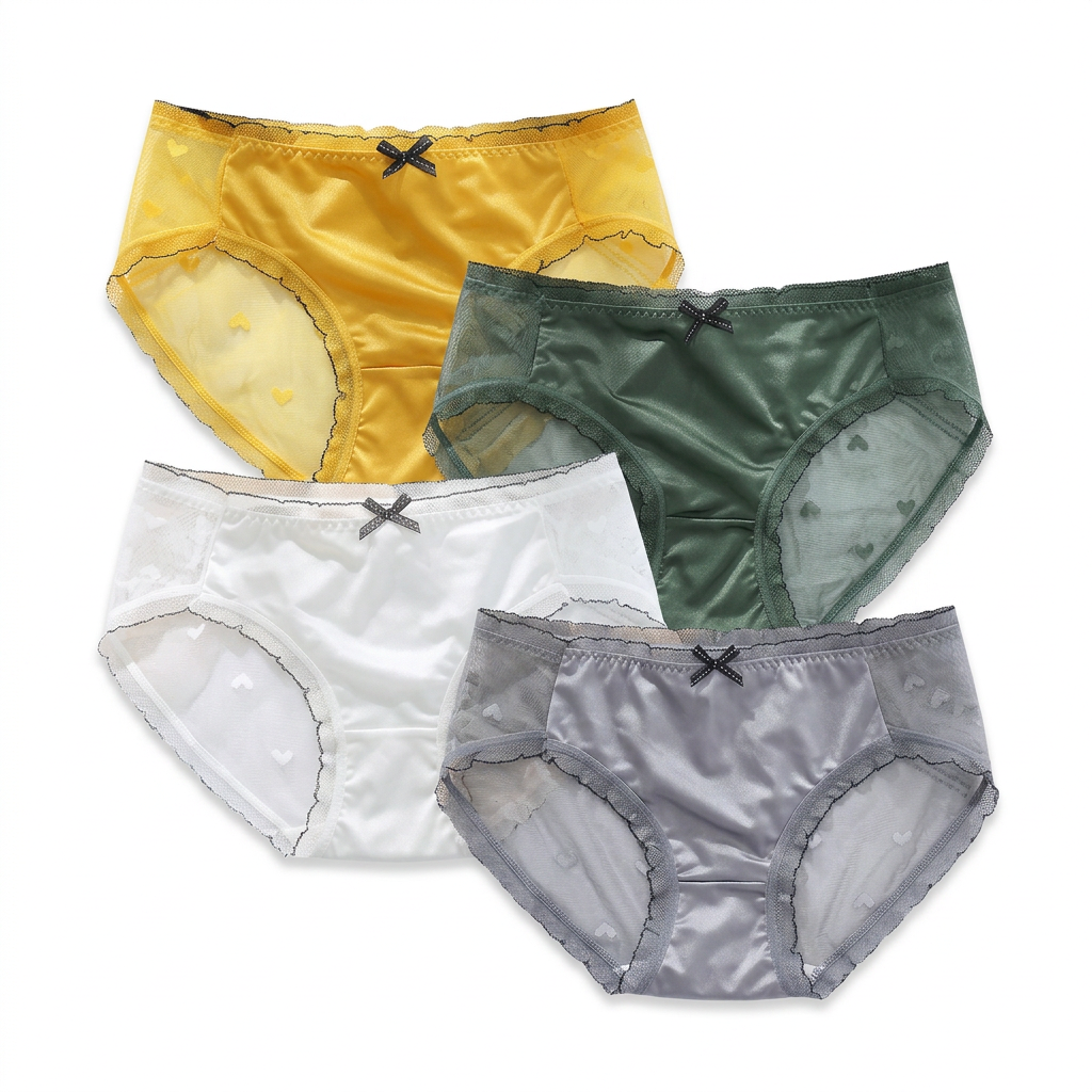 EL-VYN SECRET Korean-Style Bow Detail Cotton Panties