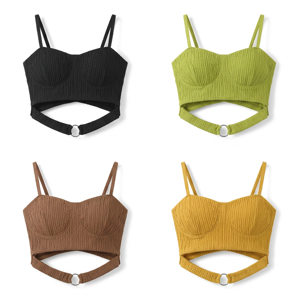 EL-VYN SECRET Lime Glow Cut-Out Push-Up Bra