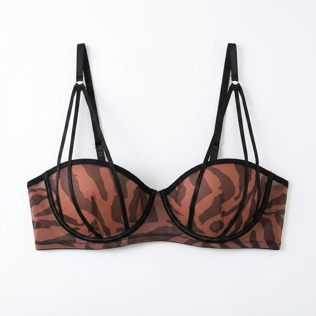 EL-VYN SECRET Leopard Print Wired Push-Up Bra