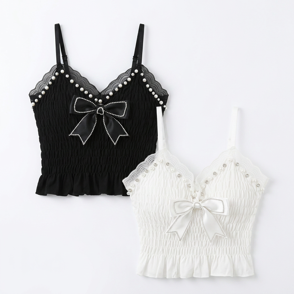 EL-VYN SECRET Front Bow Camisole-Style Bra