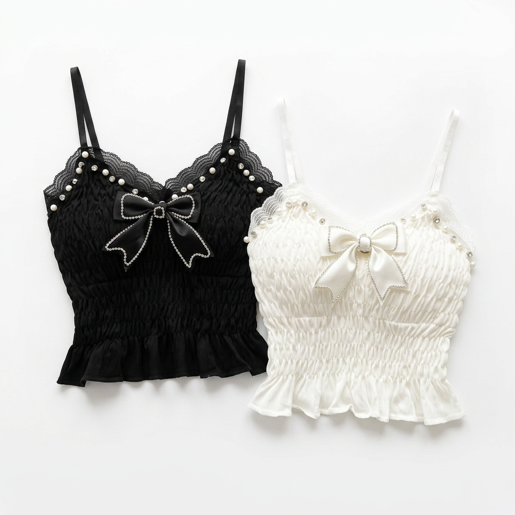 EL-VYN SECRET Front Bow Camisole-Style Bra