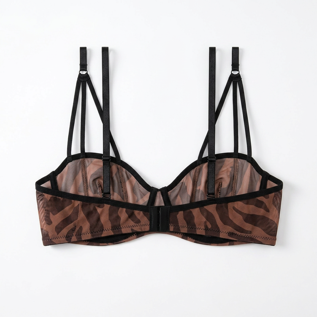 EL-VYN SECRET Leopard Print Wired Push-Up Bra